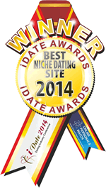 Idate Award Winner - Best Niche Dating Site 2014 Idate Award Winner - Best Niche Dating Site 2014